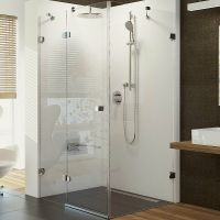 Душевой уголок Ravak Brilliant BSDPS-90/90 90х90 L профиль Хром стекло Transparent арт-0UL77A00Z1 — фото 1, Квадратные душевые уголки