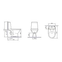 Товар: Унитаз компакт Damixa RedBlu Origin Evo с бачком и сиденьем Микролифт арт-788607SC - фото 5 Унитаз компакт Damixa RedBlu Origin Evo с бачком и сиденьем Микролифт арт-788607SC — фото 5, Напольные унитазы