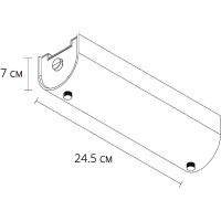 Подсветка для зеркал Artelamp Tratto Белая арт-A4101AP-1WH — фото 4, Подсветки