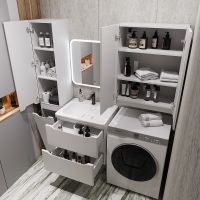 Тумба под раковину Style Line Марелла 60 Люкс Plus подвесная Белый матовый антискрейтч арт-СС-00002404 — фото 6, Тумбы под раковину