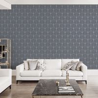 Обои Andrea Rossi Arlequin Винил на флизелине (1,06*10,05) Серый, Ромб арт-54300-4 — фото 2, Обои для стен