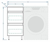 Тумба под раковину Stella Polar Мадлен 100 Белая арт-SP-00000474 — фото 9, Тумбы под раковину