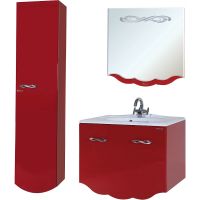 Тумба под раковину Bellezza Версаль 80 подвесная Красная арт-4631113130030 — фото 2, Тумбы под раковину