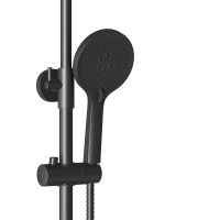 Товар: Душевая система Grossman Galaxy Черная матовая арт-500.K35.01.210 - фото 5 Душевая система Grossman Galaxy Черная матовая арт-500.K35.01.210 — фото 5, Душевые стойки