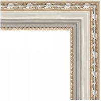 Зеркало Evoform Definite 105х55 в багетной раме - Версаль серебро 64 мм арт-BY 3078 — фото 2, Зеркала в ванную комнату