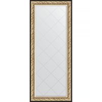Зеркало Evoform Exclusive-G Floor 205х85 с гравировкой в багетной раме - Барокко золото 106 мм арт-BY 6333 — фото 1, Зеркала в ванную комнату