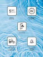 Раковина Ravak Avocado 85 P Белая арт-XJ1P1100000 — фото 5, Раковины подвесные