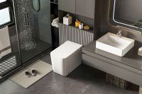 Унитаз Abber Rechteck приставной с сиденьем Микролифт арт-AC1212P — фото 8, Умные унитазы