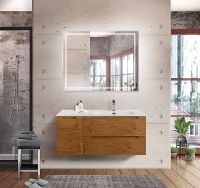 Тумба под раковину BelBagno Etna 100 R подвесная Rovere Nature арт-ETNA-1000-2C-1A-SO-RN-R — фото 11, Тумбы под раковину