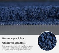 Товар: Коврик для ванной комнаты Iddis Decor 50х80 Темно-синий арт-D17M580i12 - фото 6 Коврик для ванной комнаты Iddis Decor 50х80 Темно-синий арт-D17M580i12 — фото 6, Коврики для ванной комнаты