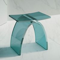 Стульчик для ванной Abber Kristall Бирюзовый арт-AT1739Aquamarin — фото 1, Сиденья