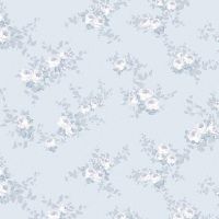Обои LOYMINA Boudoir Флизелин (1*10,05) Голубой/Серый, Цветы арт-GT9 006 — фото 1, Обои для стен