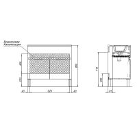 Тумба под раковину Aquanet Алвита New 90 Антрацит арт-303911 — фото 10, Тумбы под раковину