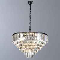 Люстра Divinare Nova Прозрачная Черная арт-3001/01 LM-25 — фото 3, Люстры