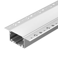 Профиль алюминиевый Arlight встраиваемый Серебристый арт-029507 — фото 1, Профили для светодиодных лент