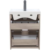 Тумба с раковиной Iddis Zodiac 50 подвесная Белая матовая Дерево арт-ZOD5AB0i95K — фото 3, Тумбы с раковиной