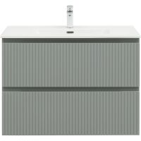 Тумба под раковину Aquanet Джейн 90 подвесная Мисти грин арт-335435 — фото 3, Тумбы под раковину