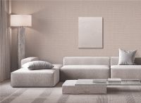 Обои Alessandro Allori Barbara Винил на флизелине (1,06*10,05) Серый, Рогожка арт-2609-2 — фото 2, Обои для стен