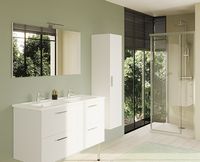 Душевая система Vitra Aquaheat Bliss с термостатом Хром арт-A47201EXP — фото 5, Душевые стойки