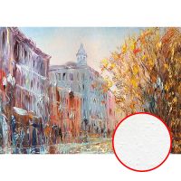 Фреска Ortograf Городской пейзаж живопись 8040 Фактура бархат FX Флизелин (2,85*2) Голубой/Оранжевый/Розовый, Город/Абстракция/Живопись арт-8040 (бархат FX) — фото 1, Фрески