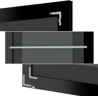 Зеркало Evoform Exclusive-G Floor 201х81 с гравировкой в багетной раме - Римское серебро 88 мм арт-BY 6318 — фото 5, Зеркала в ванную комнату