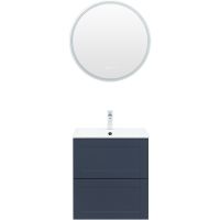 Тумба с раковиной Aquanet Терра 60 подвесная Маренго арт-323179 — фото 6, Тумбы с раковиной