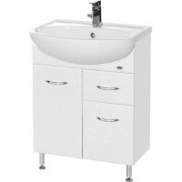 Тумба под раковину Bellezza Уют 60 Белая арт-4635009110014 — фото 1, Тумбы под раковину