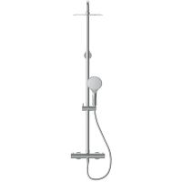 Товар: Душевая система Cersanit Brasko с термостатом Хром арт-64526 - фото 2 Душевая система Cersanit Brasko с термостатом Хром арт-64526 — фото 2, Душевые стойки