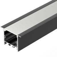 Профиль алюминиевый Arlight Linia встраиваемый Черный арт-039389 — фото 1, Профили для светодиодных лент