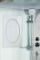 Душевая кабина WeltWasser WW500 Halle 1002 100x100 профиль Хром стекло прозрачное арт-10000003243 — фото 4, Душевые кабины