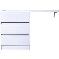 Тумба с раковиной Orange Optima 130 Белый глянец арт-OP-70TUW+RAL — фото 1, Тумбы с раковиной