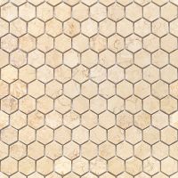 Мозаика Caramelle mosaic Pietrine Hexagonal Botticino MAT hex 28,5x30,5 см арт-00-00002767 — фото 1, Мозаика