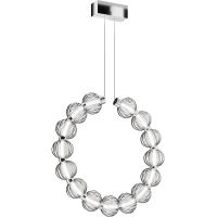 Подвесной светильник Maytoni Modern Amulet Прозрачный Хром арт-MOD555PL-L23CH4K — фото 1, Подвесные светильники