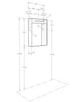 Товар: Зеркальный шкаф Aquaton Сильва 60 с подсветкой Дуб фьорд арт-1A216202SIW60 - фото 5 Зеркальный шкаф Aquaton Сильва 60 с подсветкой Дуб фьорд арт-1A216202SIW60 — фото 5, Зеркальные шкафы в ванную