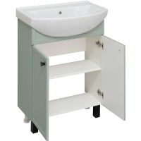 Тумба под раковину Runo Римини 65 Мята арт-00-00001273 — фото 2, Тумбы под раковину