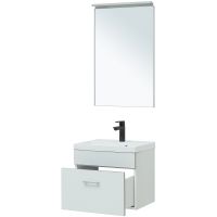 Комплект мебели для ванной Aquanet Верона 50 подвесной Белый матовый арт-287633 — фото 6, Комплекты мебели для ванной