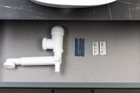 Тумба под раковину La Fenice Elba 100 подвесная Белая матовая арт-FNC-01-ELB-B-100 — фото 11, Тумбы под раковину