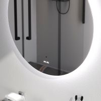 Зеркало AM.PM X-Joy 60 с подсветкой с ИК-сенсорным выключателем арт-M85MOX40601S — фото 5, Зеркала в ванную комнату