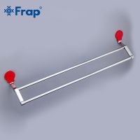 Полотенцедержатель Frap F33 двойной Хром арт-F3309 — фото 5, Полотенцедержатели