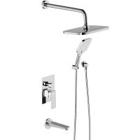 Душевая система Damixa Gala Хром арт-953510000 — фото 1, Встраиваемые душевые комплекты