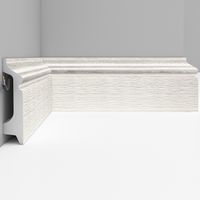 Плинтус Decomaster 2400x78x21 мм арт-D122-16 — фото 1, Плинтуса напольные