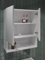 Подвесной шкаф Orange Вега 60 Белый арт-Vg-60SR — фото 4, Шкафы для ванной