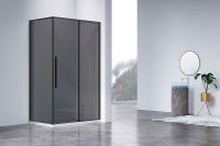 Душевой уголок Vincea Slim-N 120x90 профиль Черный стекло тонированное арт-VSR-4SN9012CGB — фото 3, Прямоугольные душевые уголки