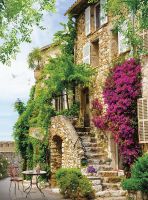 Фреска Ortograf Городской пейзаж 30343 Фактура бархат FX Флизелин (2*2,7) Бежевый/Зеленый/Розовый, Город/Пейзаж арт-30343 (бархат FX) — фото 2, Фрески