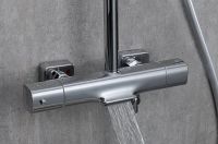 Душевая система Gappo с термостатом Хром арт-G2495-71 — фото 7, Душевые стойки