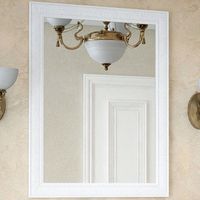 Зеркало Corozo Классика 80 Белое арт-SD-00000271 — фото 1, Зеркала в ванную комнату