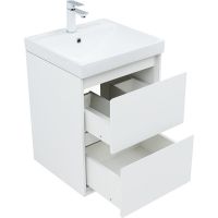 Товар: Тумба под раковину Aquanet Милан 50 подвесная Белый глянец арт-336366 - фото 5 Тумба под раковину Aquanet Милан 50 подвесная Белый глянец арт-336366 — фото 5, Тумбы под раковину
