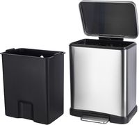 Ведро для мусора WeltWasser WW ME Lassy MT 12L Хром матовый арт-10000006128 — фото 2, Мусорные ведра