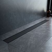 Душевой лоток AM.PM PrimeFlow 90 с Черной матовой решеткой / под плитку Tile арт-W02SC-U11-090-04BM — фото 8, Душевые лотки