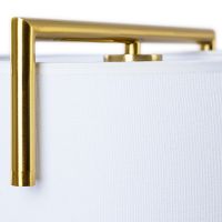 Настольная лампа Artelamp Aperol Белая Полированная медь арт-A5031LT-1PB — фото 2, Настольные лампы